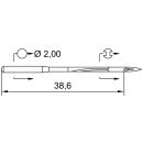 702566 - Schmetz - 33:3013140 / 62X57 SERV 3 Nadeldicke:...