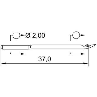 706026 - Schmetz - 27:53OC2100 / 660 Nadeldicke: 100 /...