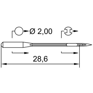 700944 - Schmetz - 03:281130 / DMX13 Nadeldicke: 130 /...