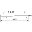 760974 - Schmetz - 37:28FB1100 / DPX17 KN Nadeldicke: 100...