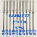 721827 - Schmetz - 130/705 H  Nm 70-100  B10-Magazin / Nadeldicke = 70-100 /  Preis pro Karte