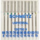 705457 - Schmetz - 130/705 H  Nm 60-110  B10-Magazin / Nadeldicke = 60-100 /  Preis pro Karte