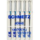720897 - Schmetz - 130/705 H-J  Nm 90-110  B5-Magazin / Nadeldicke = 90-110 /  Preis pro Karte