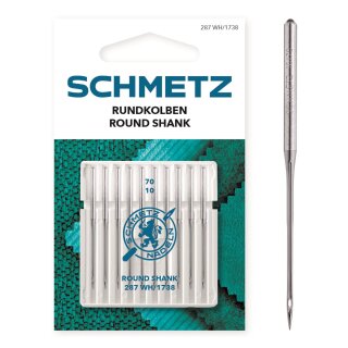 718037 - Schmetz - 1738/287 WH NM:70 SB10-Karte / Nadeldicke = 70 /  Preis pro Karte