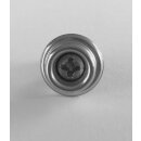 Durable-Kugel Messing vernickelt mit Edelstahlschraube 10...