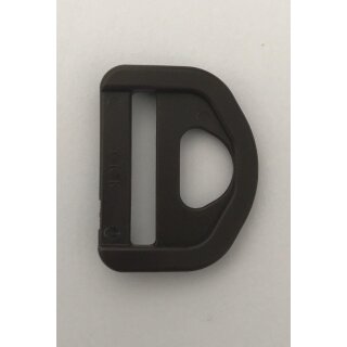 D-Ring Kunststoff braun 25 mm