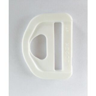D-Ring Kunststoff weiss 25 mm weiss Pack á 100 Stück