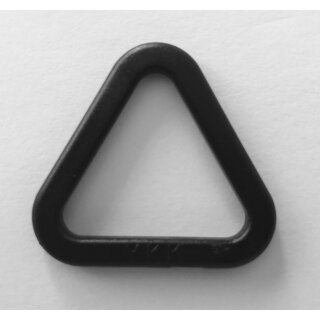 Triangel-Ring Kunststoff 25 mm schwarz pro Stück