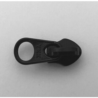 Einfachschieber Spirale 5 mm kurz Griffplatte schwarz pro Stück