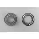 Ösen 14 mm Messing vernickelt / Preis pro Stück...