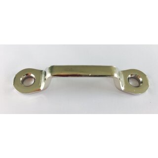 Lakai-Krampe 26 mm verzinkt Messing vernickelt pro Stück