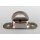 Drehwirbel Messing vernickelt 22,5 x 13 mm Sockel 11 mm / Preis pro Stück / Lochabstand  34 mm