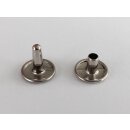 Hohlniete Messing vernickelt 12 mm / Preis pro Stück...