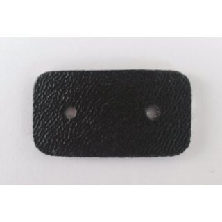 2-Loch-Unterlage PVC LA 20 schwarz  / Preis pro Stück / Pack à 100 Stück