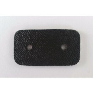 2-Loch-Unterlage PVC LA 20 schwarz  / Preis pro Stück / Pack à 100 Stück