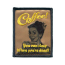 926080 Applikation Retro COFFEE nougat/gelb - KTE...