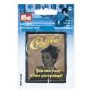 926080 Applikation Retro COFFEE nougat/gelb - KTE...