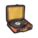 926081 Applikation Retro Plattenspieler schw/bunt - KTE...