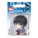 926085 Applikation K-Pop Label Junge schwarze Haare - KTE...