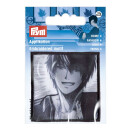 926087 Applikation K-Pop Label Junge schwarz/weiß -...