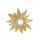 926708 Applikation Blüten gold - KTE á 2 ST