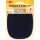 Velours-Leder Imitat beidseitig 2x 10 cm x 15 cm / marine
