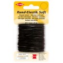 Rund-Elastik Soft 3 mm x 5 m /  schwarz