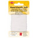 Rund-Elastik Soft 3 mm x 5 m / weiss