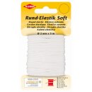 Rund-Elastik Soft Ø 3 mm x 5 m / weiß