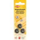Magnetknoepfe 3 Stk. / 18 mm / silber