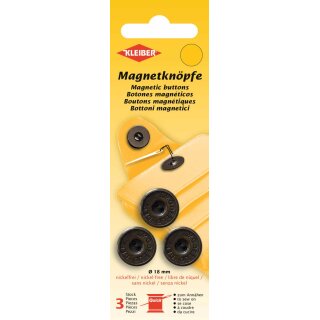 Magnetknoepfe 3 Stk. / 18 mm / antik