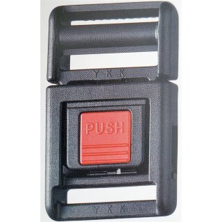 Steckverschluss LB20F2 20 mm schwarz - Pack 100 Stück