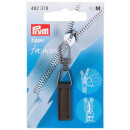 482378 Fashion-Zipper Lederimitat braun - KTE á 1 ST