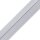 904306 Schrägband Duchesse 60/30 mm silber - KAS á 30 M