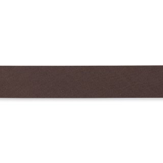 904425 Schrägband Baumwolle 60/30 mm dunkelbraun - KAS á 30 M