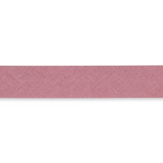 904482 Schrägband Baumwolle 60/30 mm altrosa - KAS á 30 M
