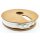 YKK - Meterware Kunststoffspirale Bettwäsche 3mm+10 Schieber 1000 cm - Farbe:  582/rohweiß