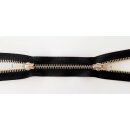 YKK - Metall silber 2-Wege teilbar 5mm 120 cm - Farbe:...