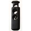 20 Kordelstopper  für 5 mm Kordel  2-Loch LC-DP -...