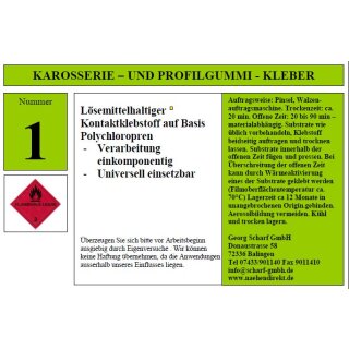 Kleber Nr. 1 Dose (neu) mit 800 g