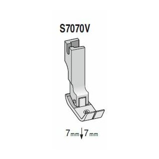 S7070V Suisei Hinged Foot <7mm | 7mm, Turned Up Front>