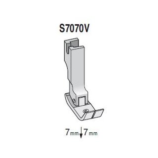 S7070V Suisei Hinged Foot <7mm | 7mm, Turned Up Front>