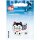 924313 Applikation Katze Asia weiß/bunt - KTE á 1 ST