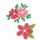 926743 Applikation recycelt Blumen pink  - KTE á 2 St