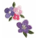 926745 Applikation recycelt Blumen violett  - KTE...
