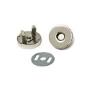 Sichtbarer Magnet-Verschluss vernickelt  Durchmesser 18...