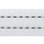 Gurtband Polyester PU geglättet 35 mm weiss mit 2 Kennstreifen - Rolle á 100 m / Preis per m (3000 daN)