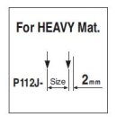 P112J-1/4 Suisei Compensating Foot for Two Needle Machine