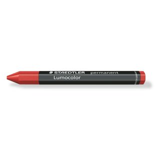 Lumocolor permanent omnigraph Universalkreide - 12 Stück - Farbe rot