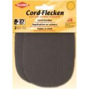 Cord-Flecken 2x 13,5 cm x 10 cm / pink